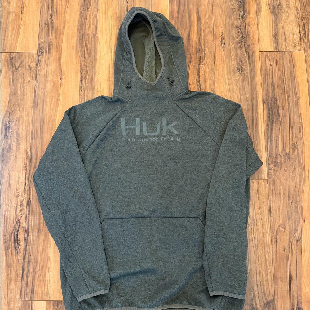 Huk Olive Fleece Hoodie